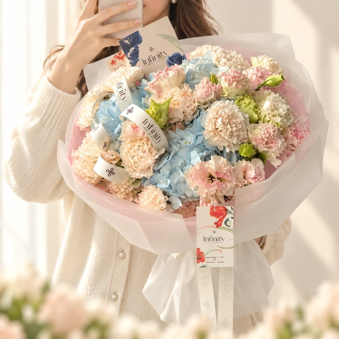 Blue Carnation Garden