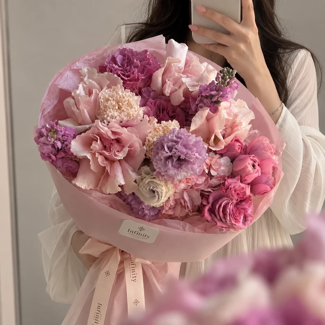 Lilac Stock Posy
