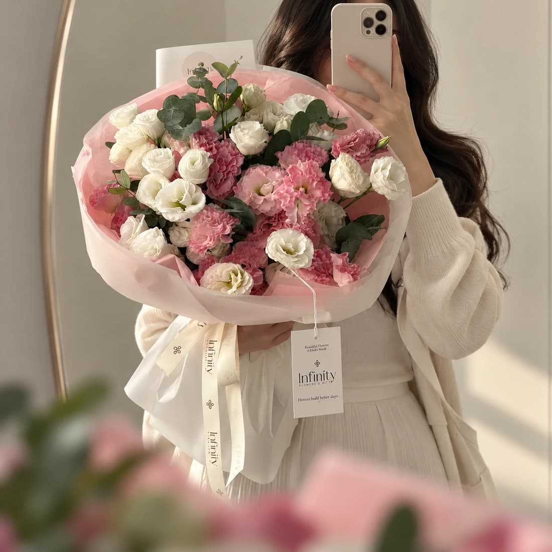 Pastel Lisianthus Posy