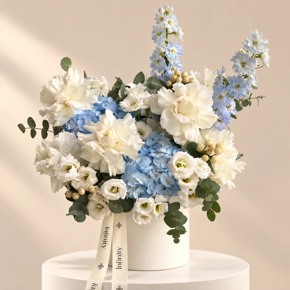 White & Blue Garden