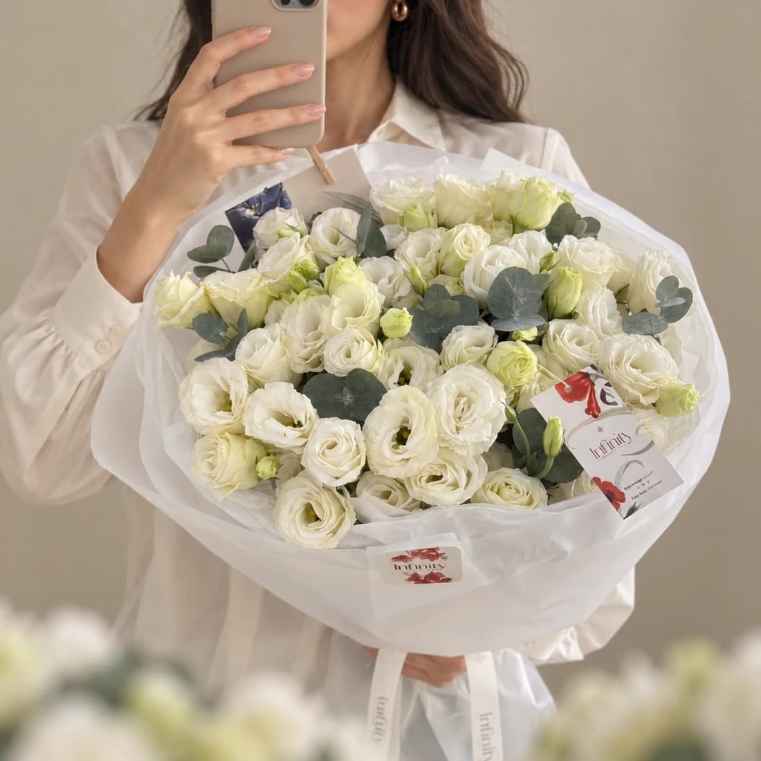 White Lisianthus Fifteen