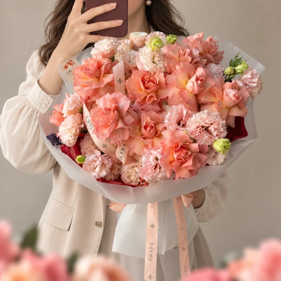 Pink Lisianthus Kiss